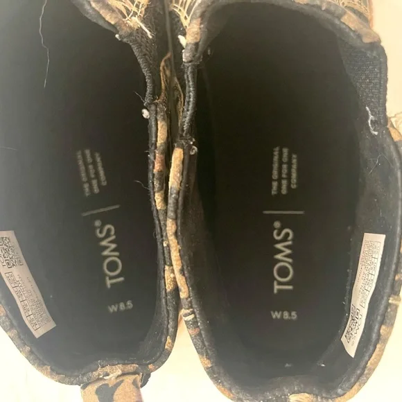 Toms Leopard Print Slip-On Ankle Boots - Picture 9 of 14